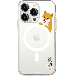ABF24256i14PM [iPhone 14 Pro Max用 MagSafe対応 クリアケース しばたさん 柵の向こう]