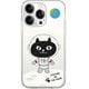 ABF24259i14PM [iPhone 14 Pro Max用 MagSafe対応 ソフトクリアケース ネコマンジュウ 宇宙探検]