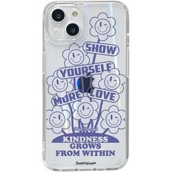 BW24103i14 [iPhone 14用 オーロラケース Plant Seed Very Peri]