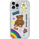 BW24106i14P [iPhone 14 Pro用 オーロラケース Teddy Bear]