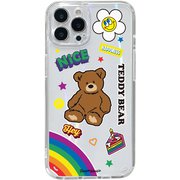 BW24106i14P [iPhone 14 Pro用 オーロラケース Teddy Bear]
