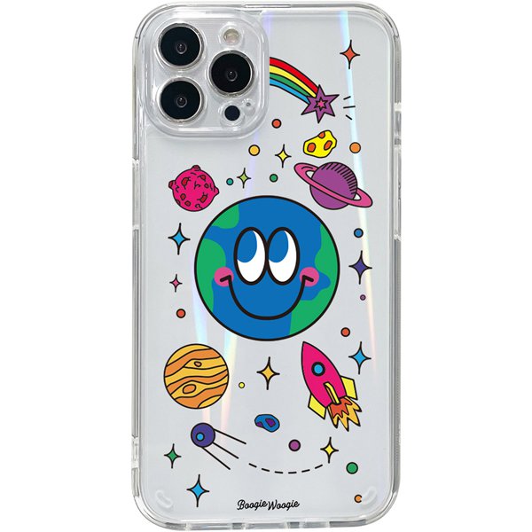 BW24111i14P [iPhone 14 Pro用 オーロラケース Earth]
