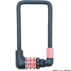 電動アシスト自転車用バッテリーロックダイヤルタイプ 可変式4桁ダイヤル ピンク FN-CB-PK