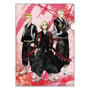 キャラクターグッズ 東京リベンジャーズ A4クリアファイル グランジアート Ver. 花垣武道&佐野万次郎&龍宮寺堅
