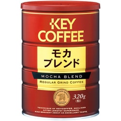 モカブレンド 缶 320g [レギュラーコーヒー粉末]