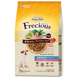 Gran Deli Frecious アダルト成犬用 低脂肪設計 チキン＆小魚入り 2kg
