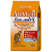 AllWell 早食いが気になる猫用 フィッシュ味 挽き小魚とささみフリーズドライパウダー入り 750g