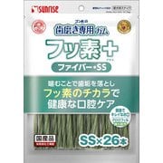 ゴン太の歯磨き専用ガム フッ素プラス ファイバー SSサイズ クロロフィル入り 26本