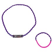 02269053-210 [カラーバンド ネックレス＆ブレスセット PINK]
