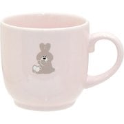 マグカップ 230ml FUWAFUWA 陶磁器 日本製 ピンク 43275