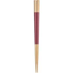 箸 23cm やさしい彩り 八角箸 天然木 木製 日本製 あかね 45402-6
