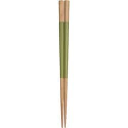 箸 23cm やさしい彩り 八角箸 天然木 木製 日本製 ウグイス 45403-3