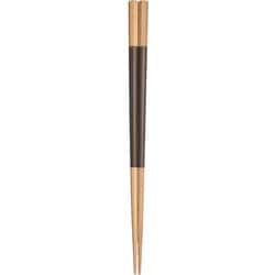 箸 23cm やさしい彩り 八角箸 天然木 木製 日本製 クルミ 45405-7