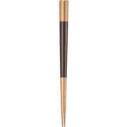 箸 23cm やさしい彩り 八角箸 天然木 木製 日本製 クルミ 45405-7
