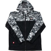 13845 [tailwalk × BASSMANIA COLLABO DRY ZIP PARKA BLACK x WHITE M]