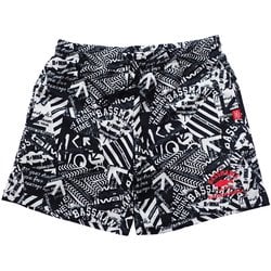 13853 [tailwalk × BASSMANIA COLLABO DRY SHORT PANTS BLACK x WHITE M]