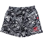 13853 [tailwalk × BASSMANIA COLLABO DRY SHORT PANTS BLACK x WHITE M]