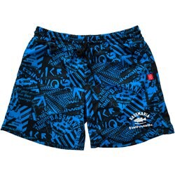 13859 [tailwalk × BASSMANIA COLLABO DRY SHORT PANTS BLACK x BLUE XL]