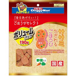 ごほうびセレクト ササミちぎれるごほうび野菜入り 190g