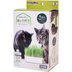 おうちで育てる 猫の生野菜 4回分
