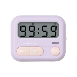 モチベプラス スタディタイマー ミニ LED付 バイオレット LV-7097-V