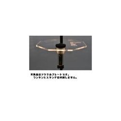 OCTAGON FLAT PLATE for 2WAY STAND CLEAR [アウトドア ランタン用アクセサリ]