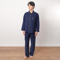 あき　liflance リフランス　リカバリーパジャマ　パジャマ liflance 夏用パジャマ 綿麻ワッフルガーゼ半袖パジャマ