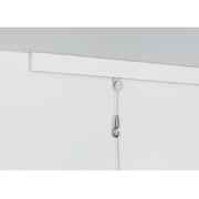 ピクチャーレール10 フックセット 0.9m ホワイト M-3020