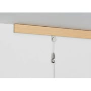 ピクチャーレール10 フックセット 1.8m ナチュラル M-3025
