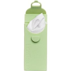 LO21161 [繰り返し使えるティッシュ 携帯用 サスティナブル LastTissue Turtle Green]