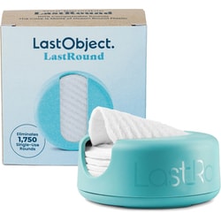 LO31131 [繰り返し使えるパフ コットンパッド サスティナブル メイクオフ・パッティング用 LastRound Dolphin Turquoise]