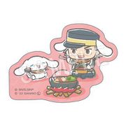 キャラクターグッズ ゴールデンカムイ×サンリオキャラクターズ ステッカー 杉元佐一×シナモロール