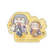 キャラクターグッズ ゴールデンカムイ×サンリオキャラクターズ ステッカー 白石由竹×おさるのもんきち
