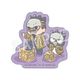 キャラクターグッズ ゴールデンカムイ×サンリオキャラクターズ ステッカー 鶴見篤四郎×バッドばつ丸