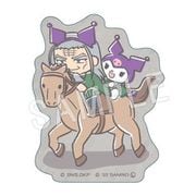 キャラクターグッズ ゴールデンカムイ×サンリオキャラクターズ ステッカー 土方歳三×クロミ