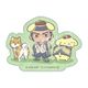 キャラクターグッズ ゴールデンカムイ×サンリオキャラクターズ ステッカー 谷垣源次郎×ポムポムプリン