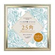 ハンカチ額 シャルム 25角 シルバー HANCRM-25-SL