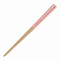 三百十日商店 はさみやすい箸 天然竹 箸 23cm ピンク 800519