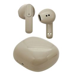 完全ワイヤレスイヤホン Bluetooth対応 ベージュ RTWS05BE