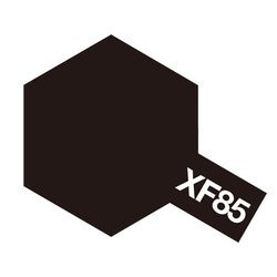 80385 タミヤ カラー エナメル塗料 XF-85 ラバーブラック 10ml [プラモデル用塗料]