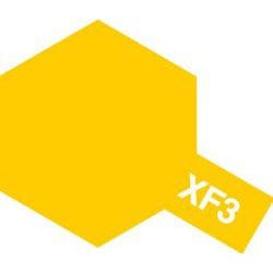 81703 タミヤ カラー アクリル塗料ミニ XF-3 フラットイエロー 10ml [プラモデル用塗料]