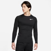 ナイキ プロ ワーム L/S クルー M WARM LS CREW DQ5449 010 ブラック/ホワイト Mサイズ [トレーニング 長袖シャツ メンズ]