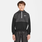 YTH ODP フリース L/S トップ DQ8743 010 ブラック/ブラック/ホワイト 130サイズ [アウトドア ジャケット キッズ]