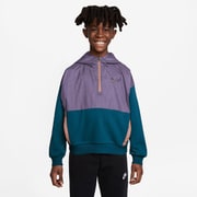 YTH ODP フリース L/S トップ DQ8743 460 ウﾞァレリアンブルー/キャニオンパープル/アークティックオレンジ 130サイズ [アウトドア ジャケット キッズ]