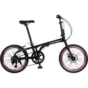 折りたたみ自転車 20インチ 外装7段変速 CHEVROLET FDB 207 A2 ブラック