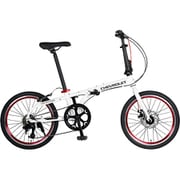 折りたたみ自転車 20インチ 外装7段変速 CHEVROLET FDB 207 A2 ホワイト