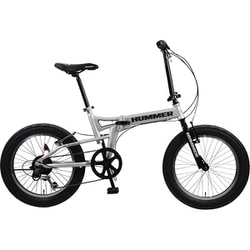 ヨドバシ.com - ハマー HUMMER 折りたたみ自転車 スモールバイク 20インチ 外装6段変速 FDB206FAT-BIKE シルバー  通販【全品無料配達】