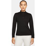 ウィメンズ Dri-FIT UV ビクトリー 1/2ジップ ゴルフトップ CU9667 010 ブラック/ホワイト Mサイズ [ゴルフ シャツ レディースウェア]