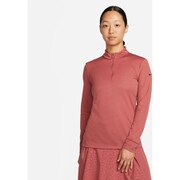 ウィメンズ Dri-FIT UV ビクトリー 1/2ジップ ゴルフトップ CU9667 691 キャニオンラスト/ブラック Mサイズ [ゴルフ シャツ レディースウェア]