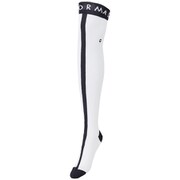TM22FW TD411 N87111 [ゴルフソックス レディス オーバーニーソックス 22～24cm ホワイト]